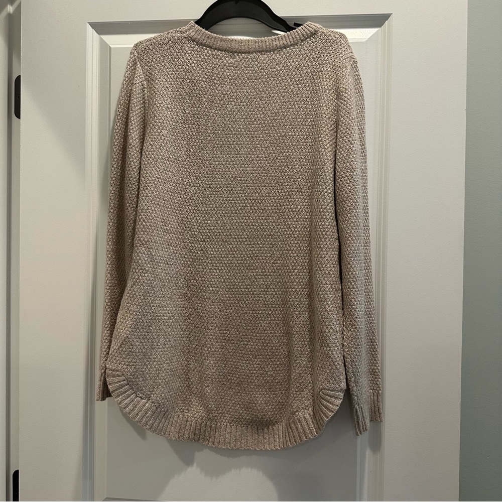 Pink Clover Cream Crew Neck Sweater - Picture 4 of 5